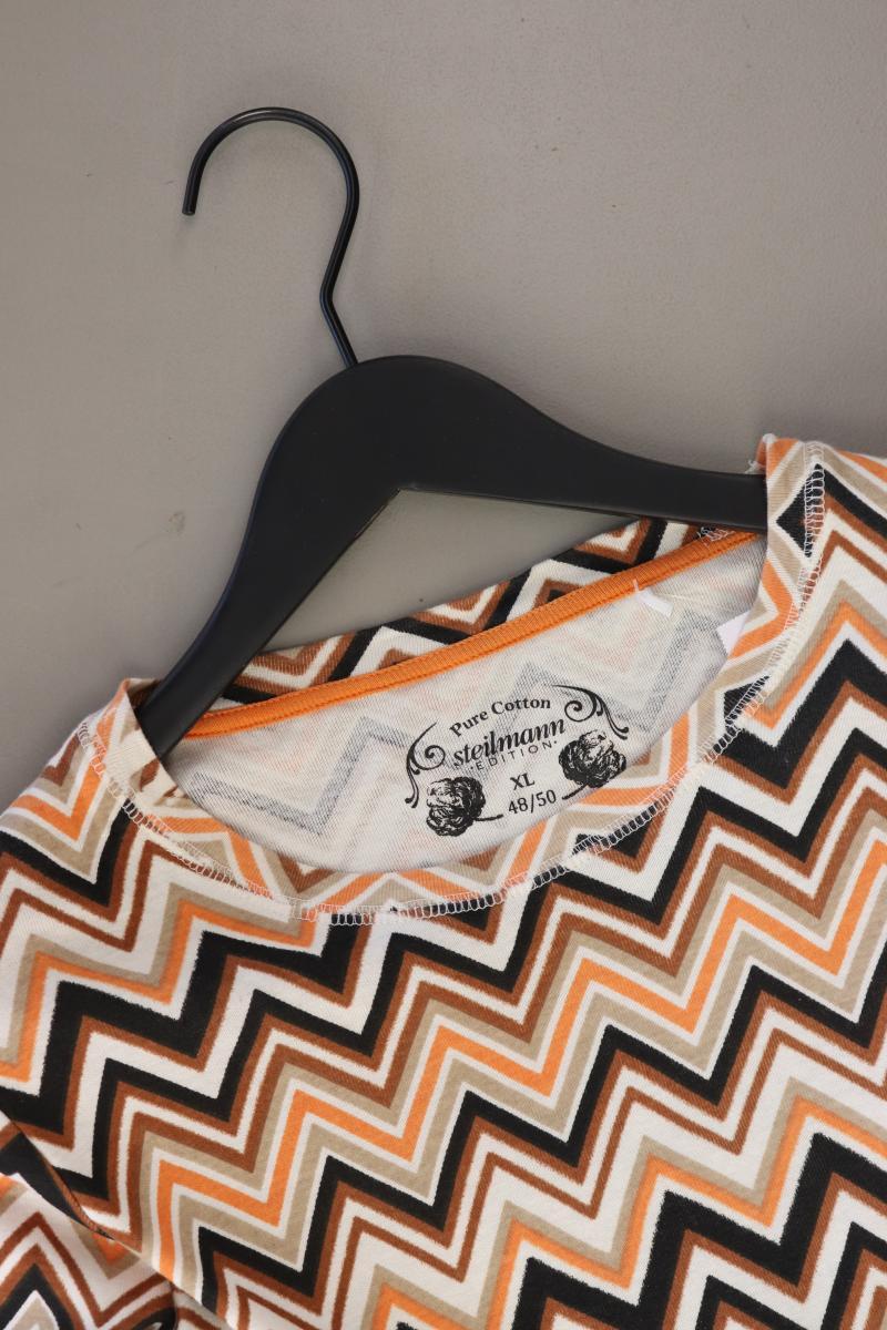 Steilmann Longsleeve-Shirt Gr. XL Langarm orange aus Baumwolle
