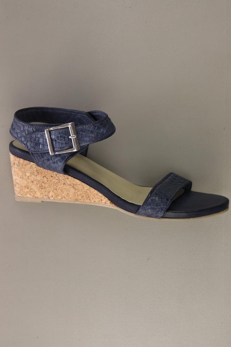 pia di fiore Sandalen Gr. 41 blau aus Leder