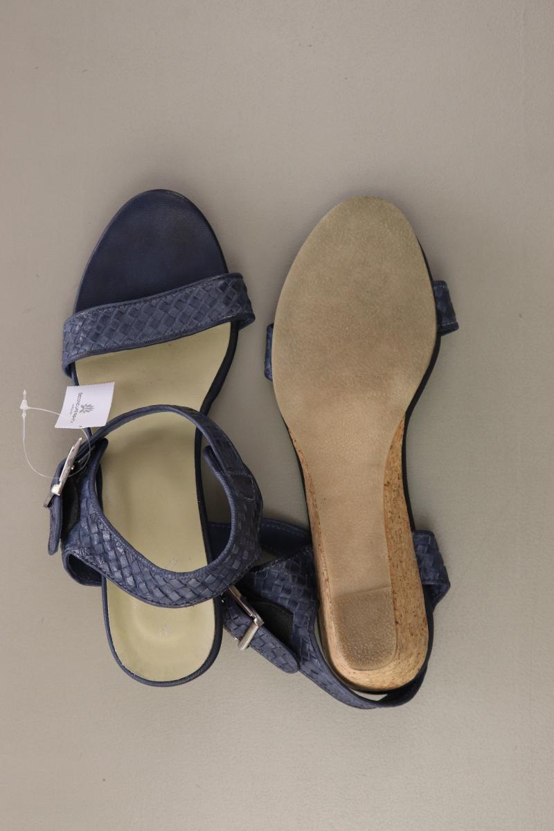 pia di fiore Sandalen Gr. 41 blau aus Leder