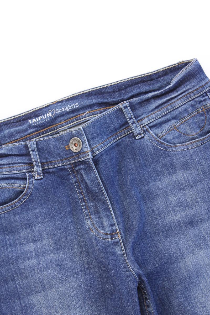 Taifun Straight Jeans Gr. 34 blau aus Baumwolle