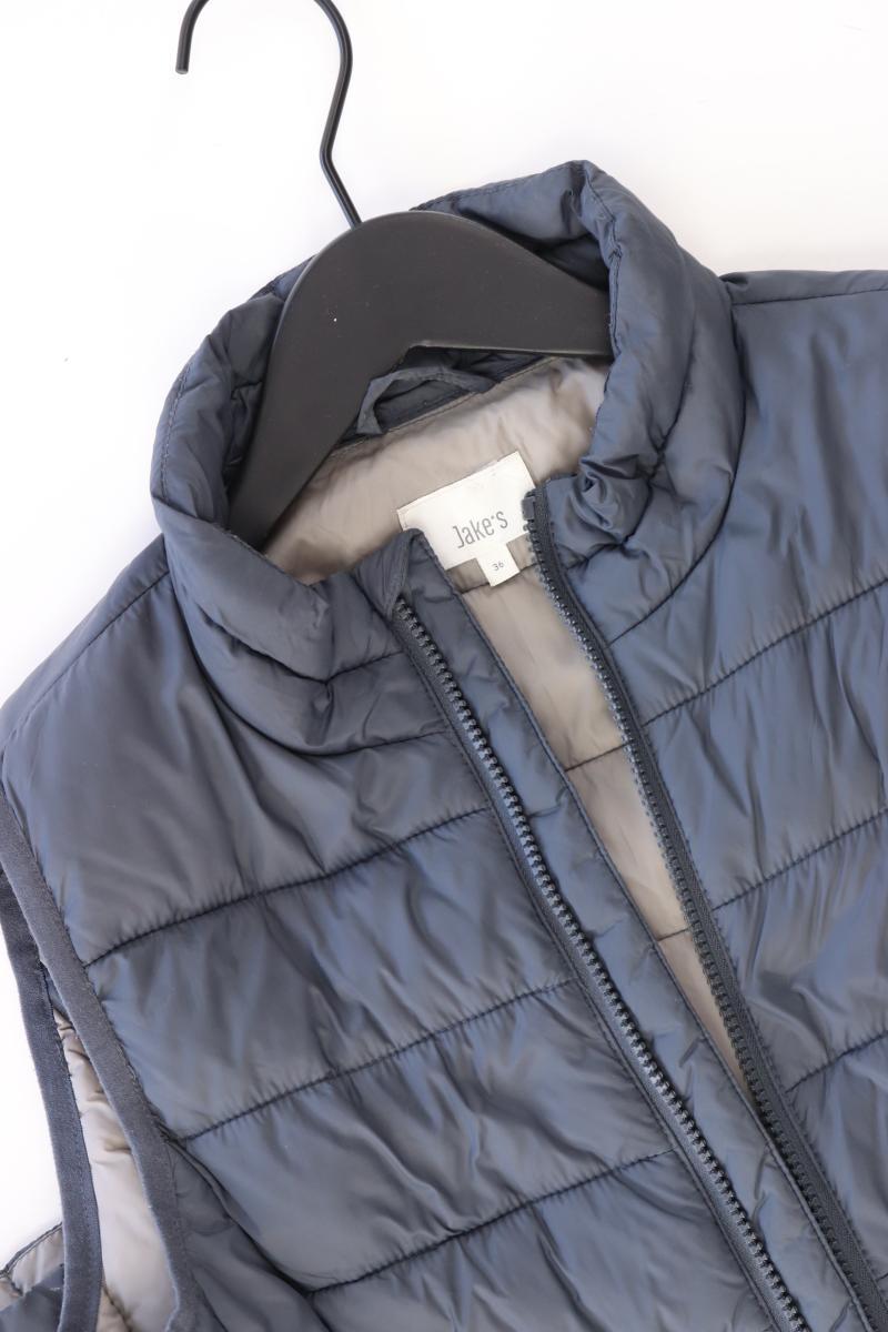 Jake*s Steppweste Gr. 36 neuwertig grau aus Polyester