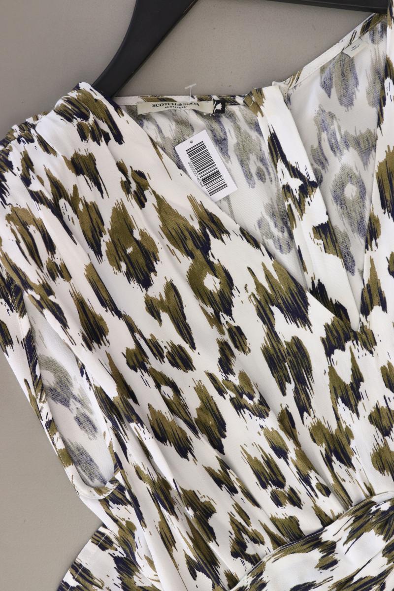 Scotch & Soda Kurzarmkleid Gr. 40 neuwertig mehrfarbig aus Baumwolle