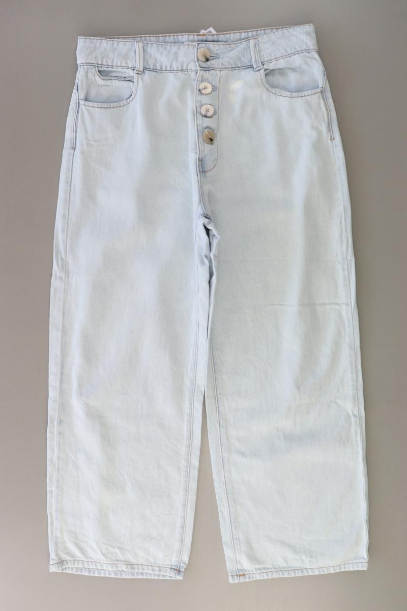 Zara Straight Jeans Gr. 40 blau aus Baumwolle