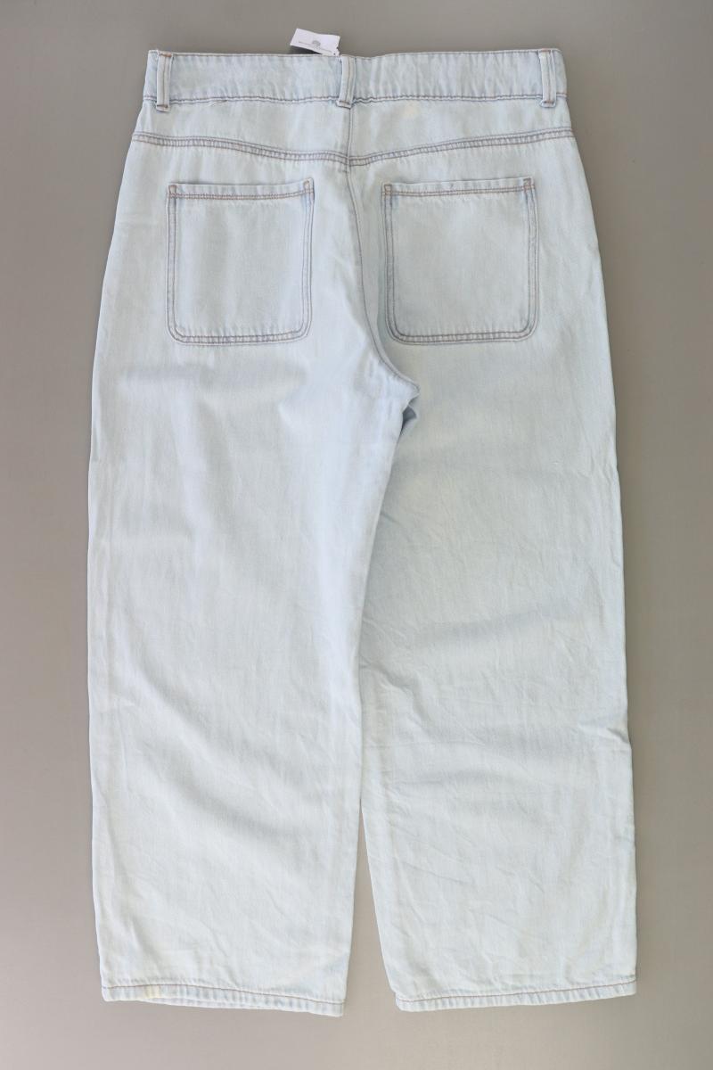 Zara Straight Jeans Gr. 40 blau aus Baumwolle