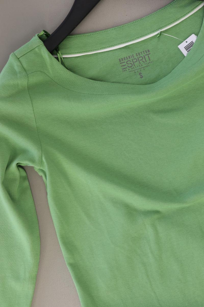 Esprit Regular Shirt Gr. S 3/4 Ärmel grün aus Baumwolle