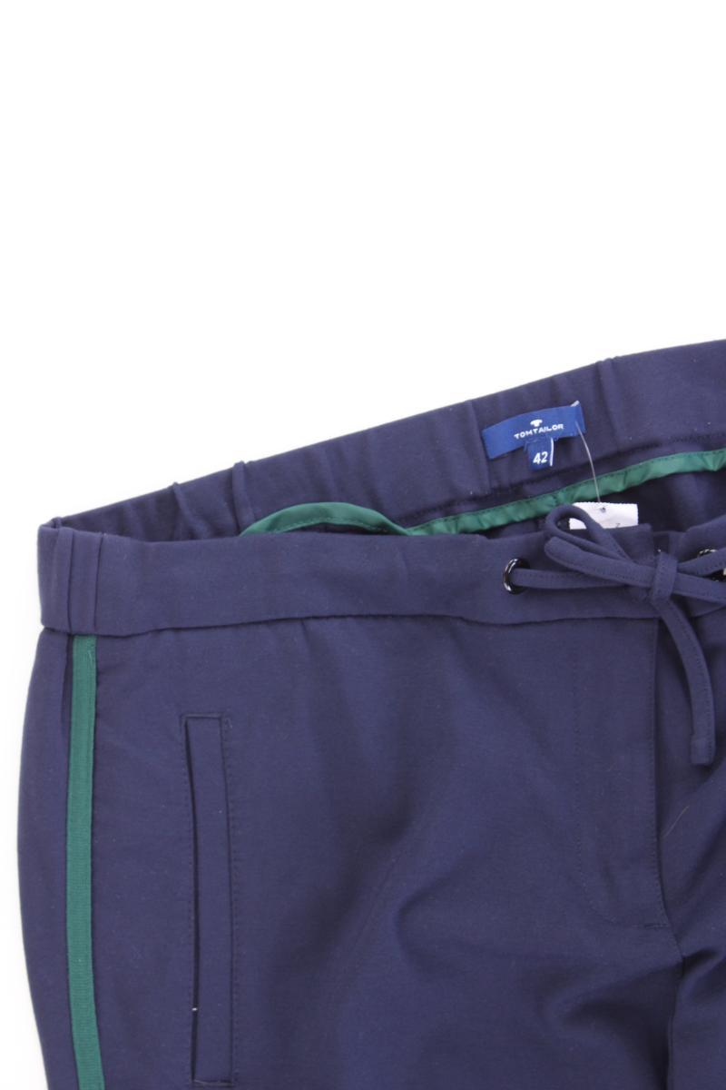 Tom Tailor Stoffhose Gr. 42/L32 blau aus Viskose