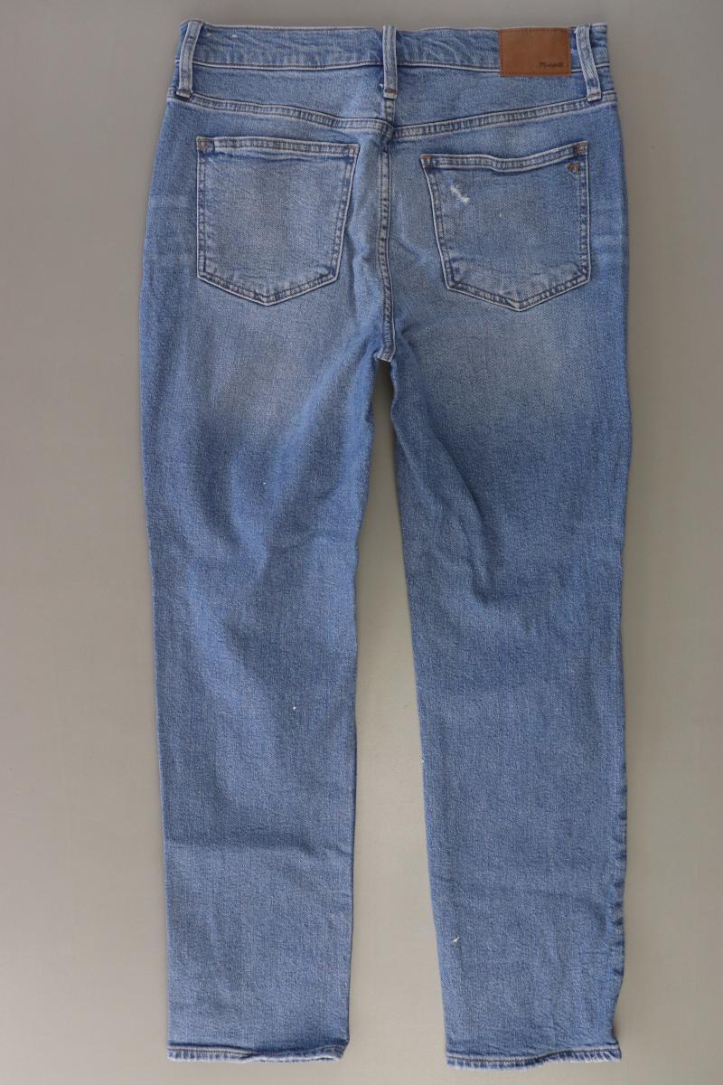 madewell Straight Jeans Gr. W28 blau aus Baumwolle