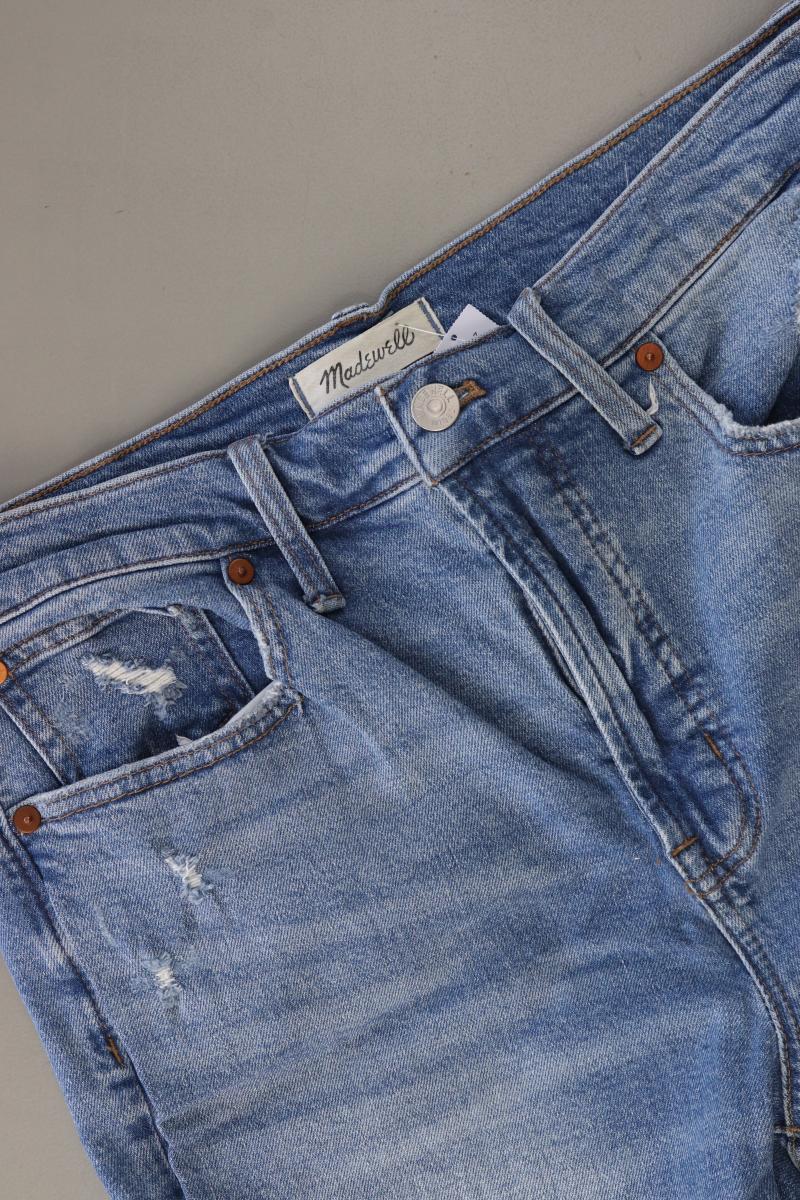 madewell Straight Jeans Gr. W28 blau aus Baumwolle