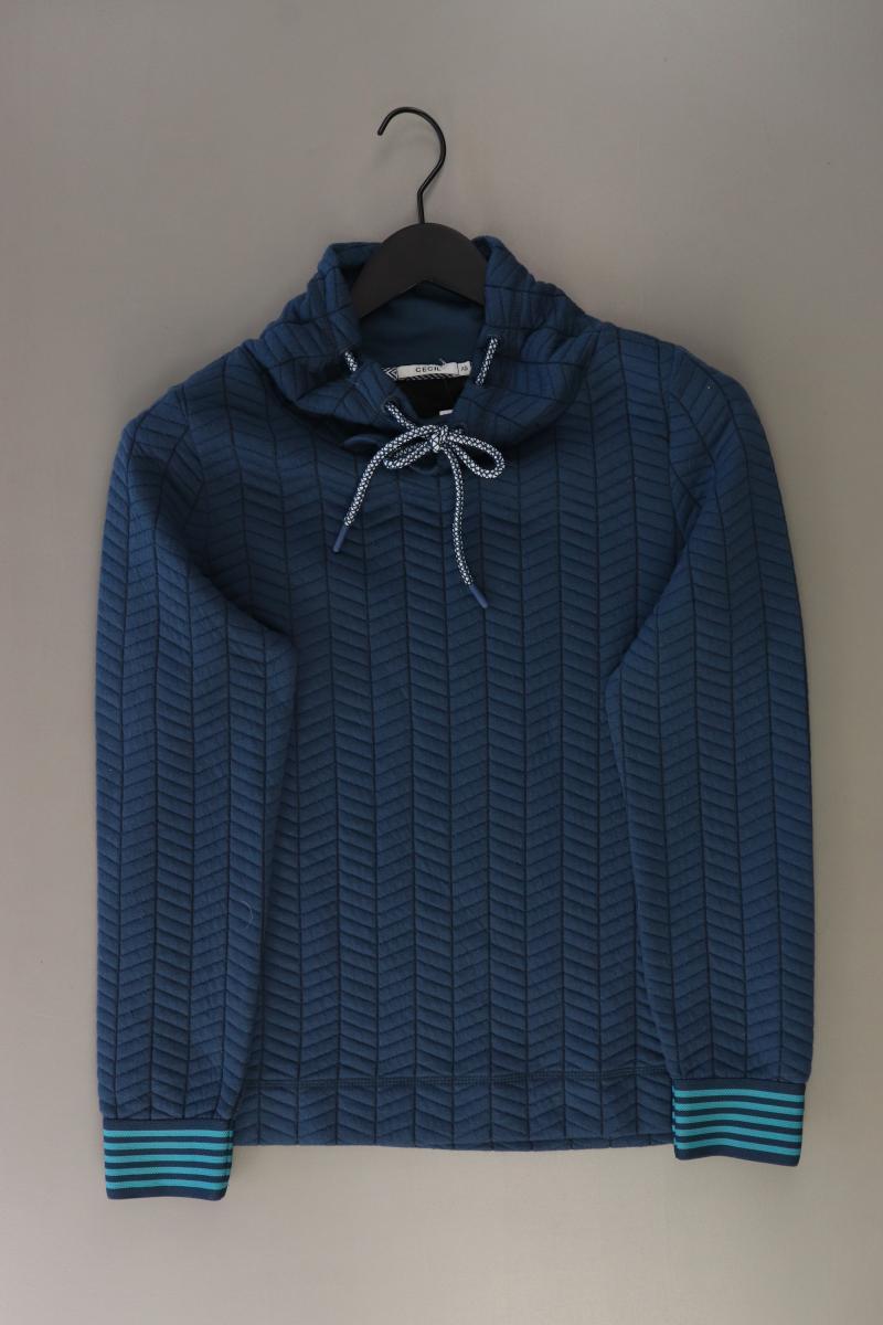 Cecil Feinstrickpullover Gr. XS blau aus Polyester