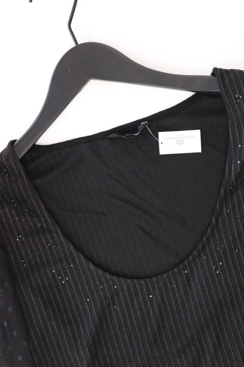 Desigual Langarmbluse Gr. XL schwarz aus Polyester