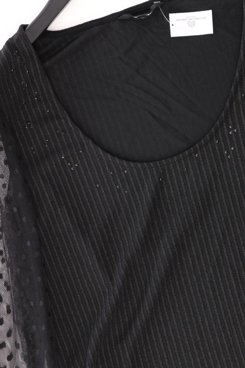 Desigual Langarmbluse Gr. XL schwarz aus Polyester