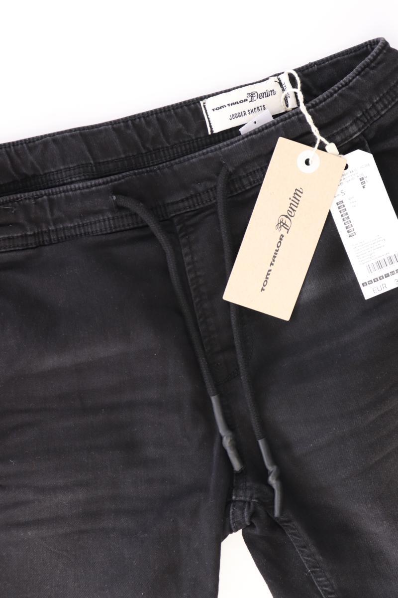Tom Tailor (Denim) Jeansshorts für Herren Gr. S neu mit Etikett schwarz