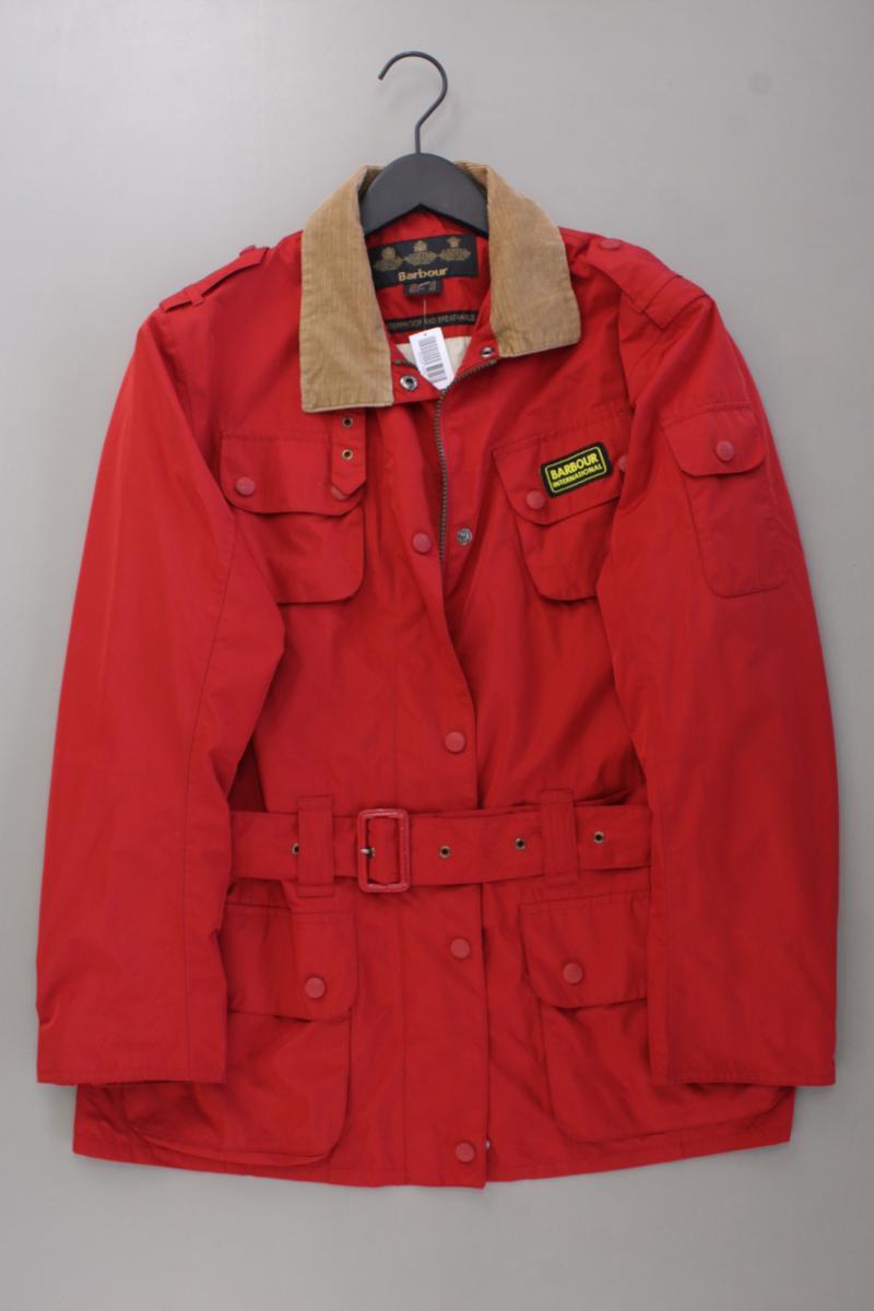 Barbour Featherweight Ladies International Übergangsjacke Gr. 44 mit Gürtel rot