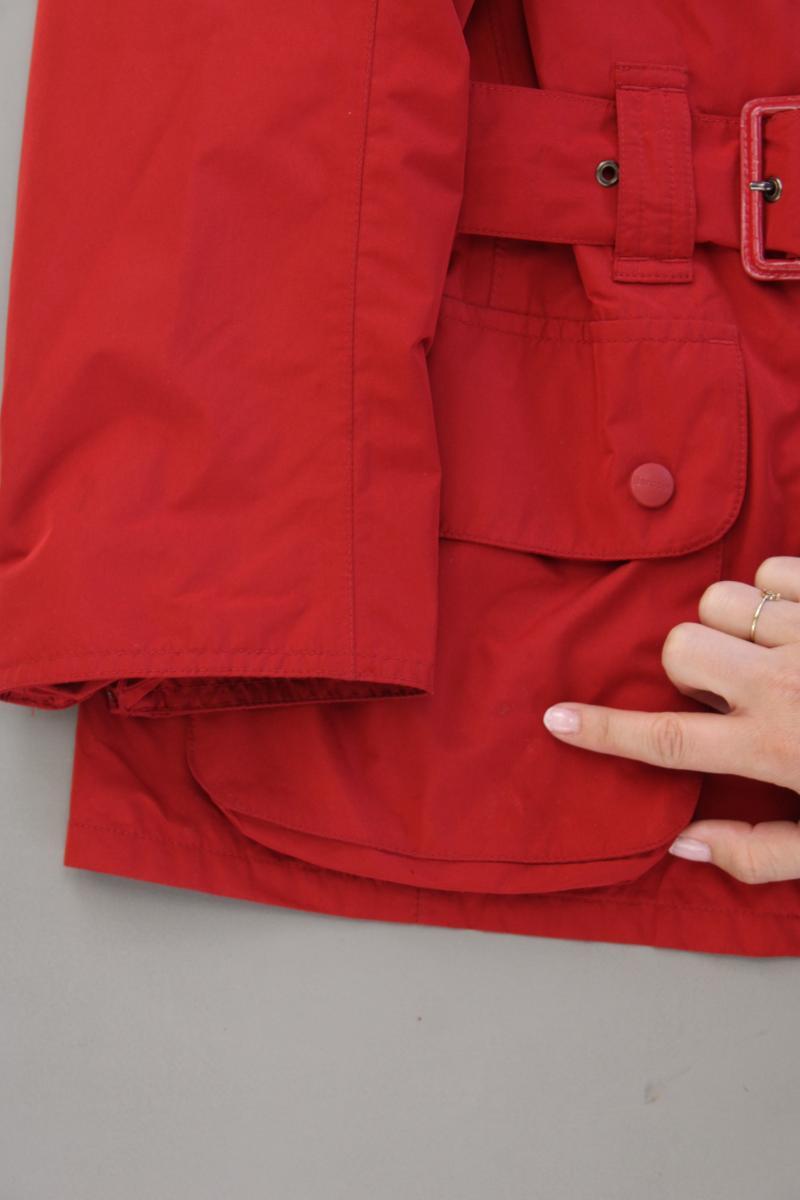 Barbour Featherweight Ladies International Übergangsjacke Gr. 44 mit Gürtel rot