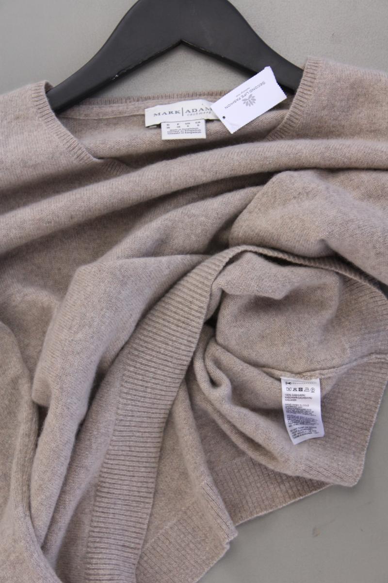 MARK ADAM Cashmerepullover Gr. 36 grau aus Kaschmir