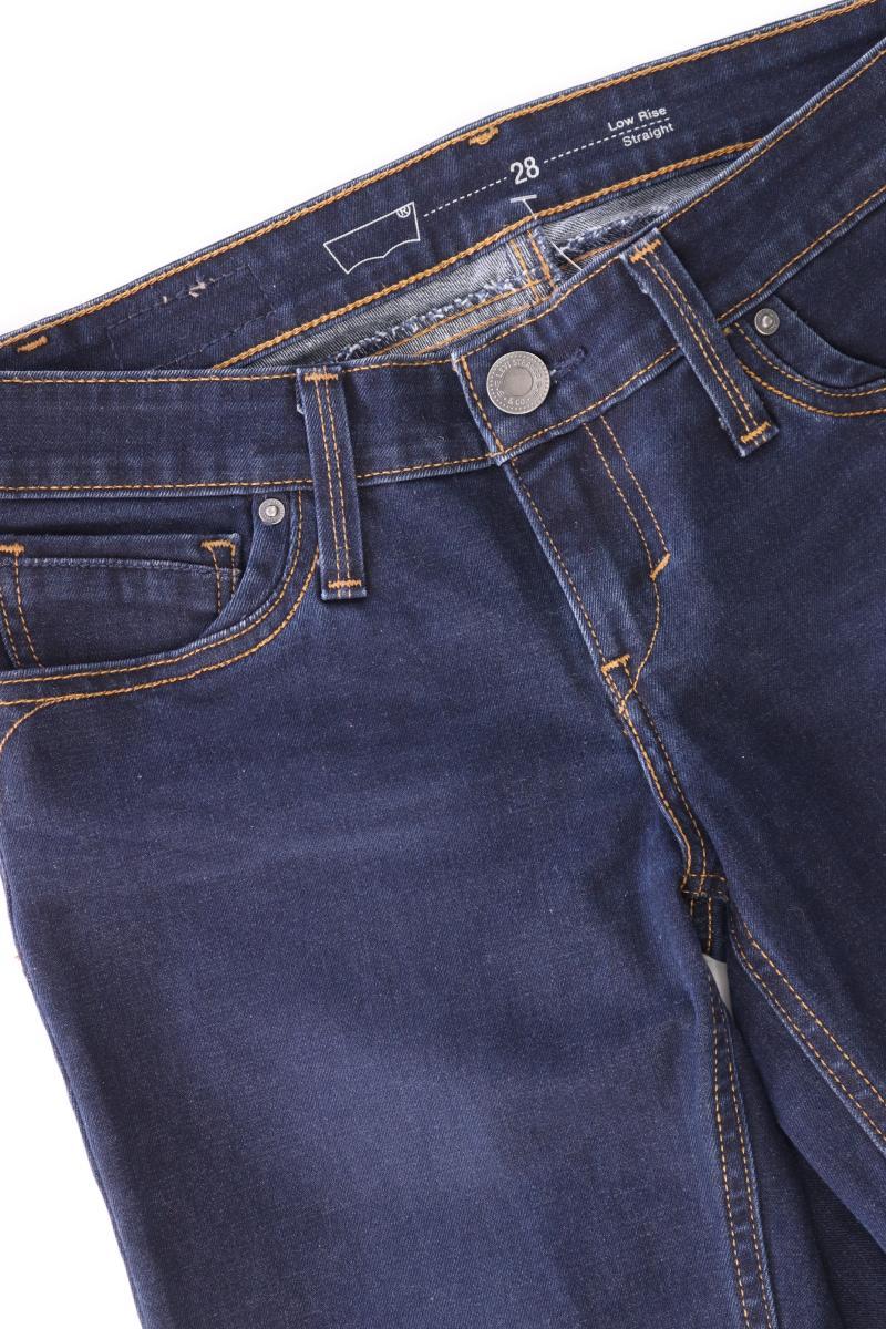 Levi's Straight Jeans Gr. W28/L30 blau aus Baumwolle