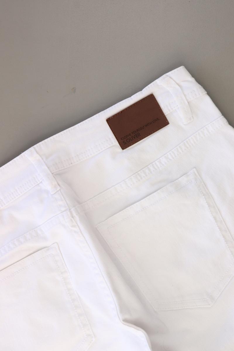 s.Oliver Shorts Gr. 40 weiß aus Baumwolle