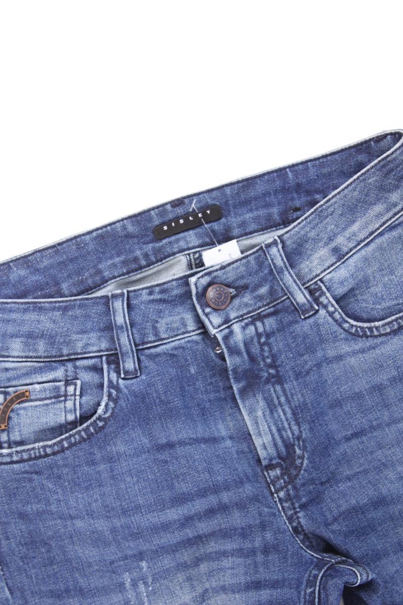 Sisley Straight Jeans Gr. W25/L28 blau aus Baumwolle