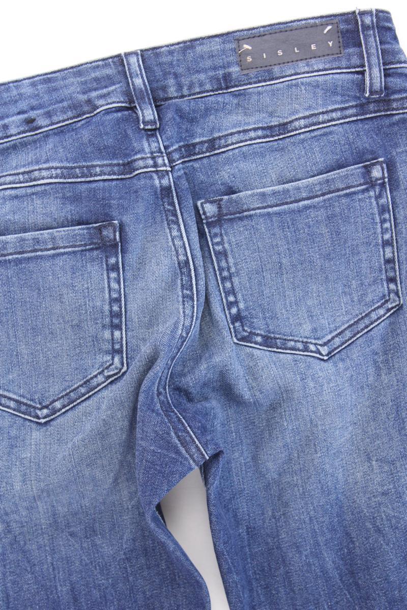 Sisley Straight Jeans Gr. W25/L28 blau aus Baumwolle