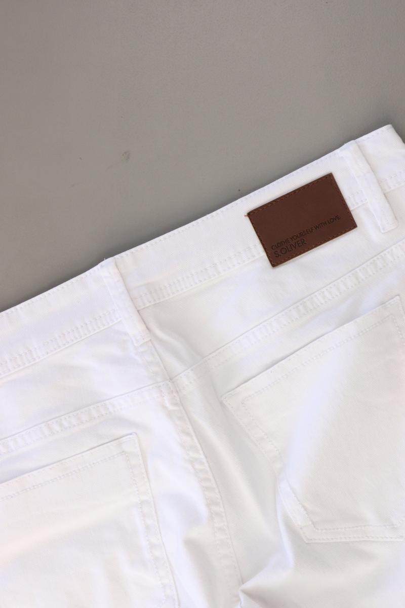 s.Oliver Shorts Gr. 40 weiß aus Baumwolle