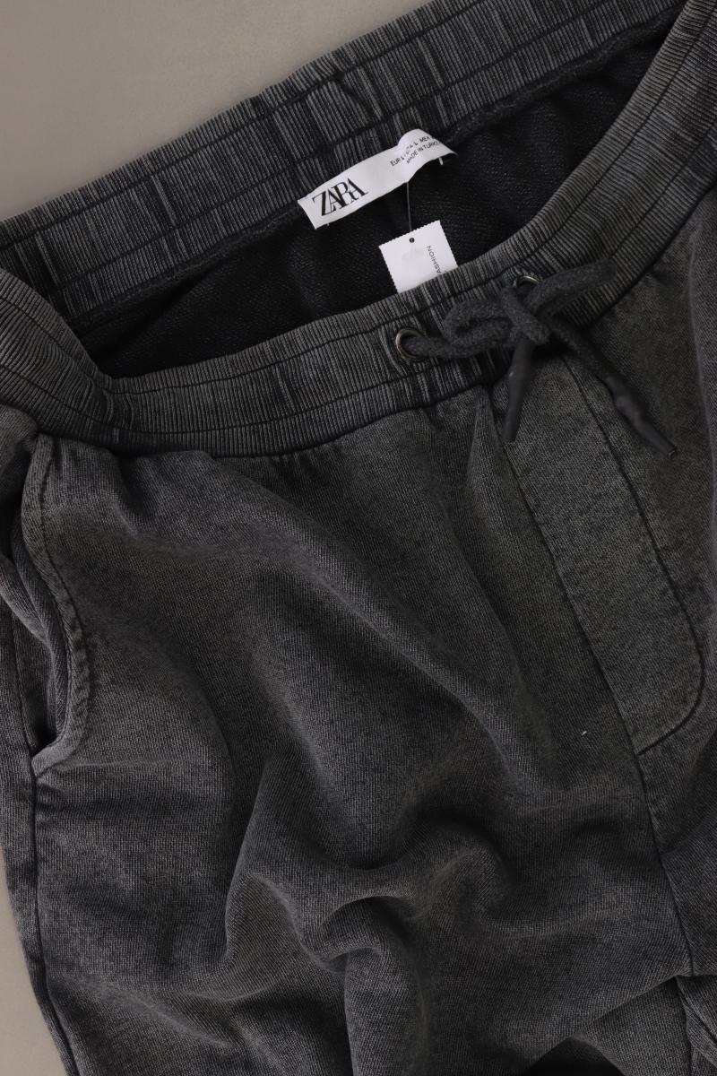 Zara Jogginghose für Herren Gr. L neuwertig grau aus Baumwolle