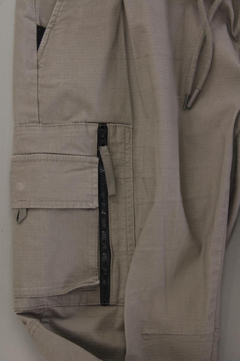 Pull&Bear Cargohose für Herren Gr. L grau aus Baumwolle