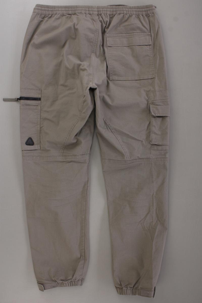 Pull&Bear Cargohose für Herren Gr. L grau aus Baumwolle