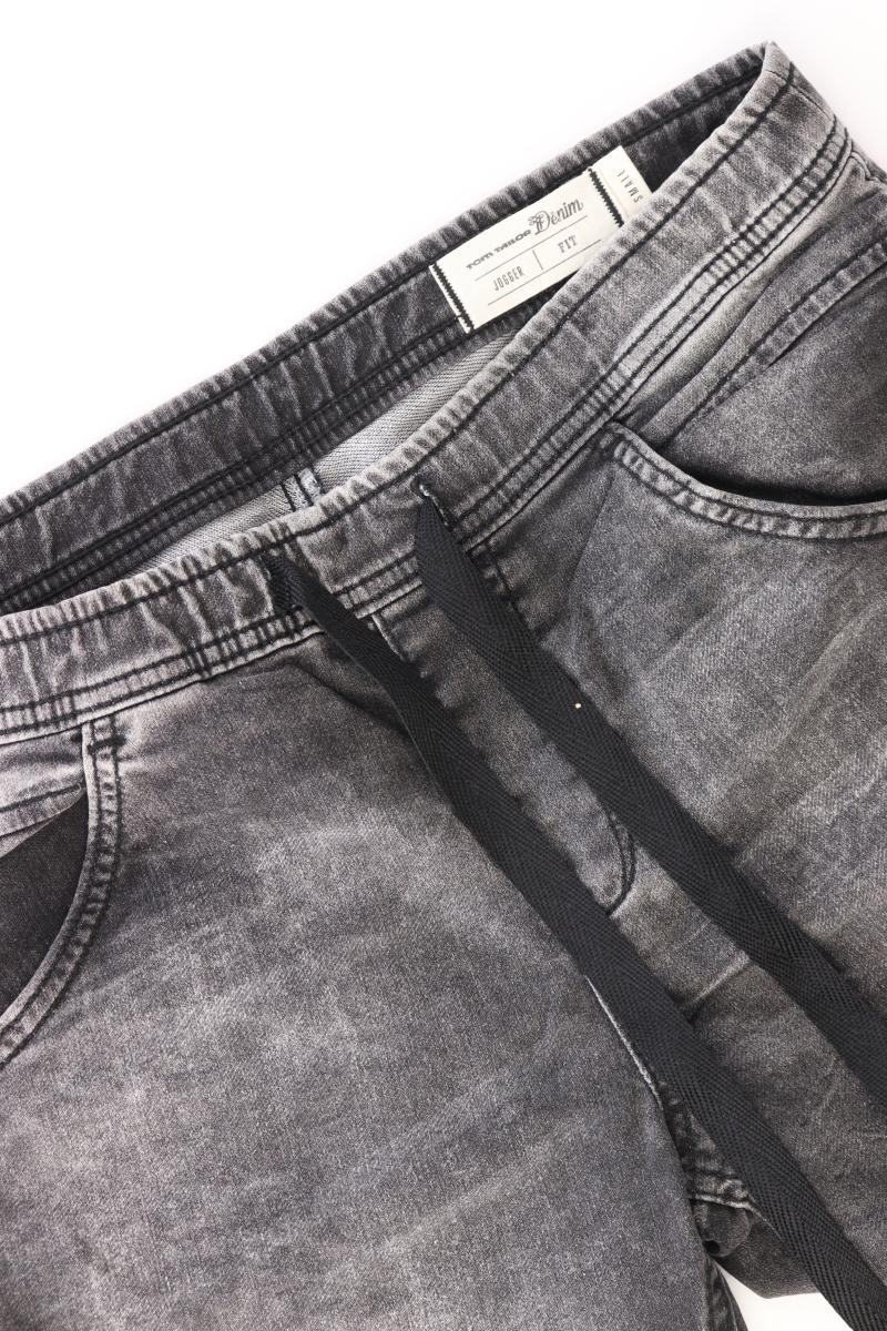 Tom Tailor (Denim) Jeansshorts für Herren Gr. S grau aus Baumwolle