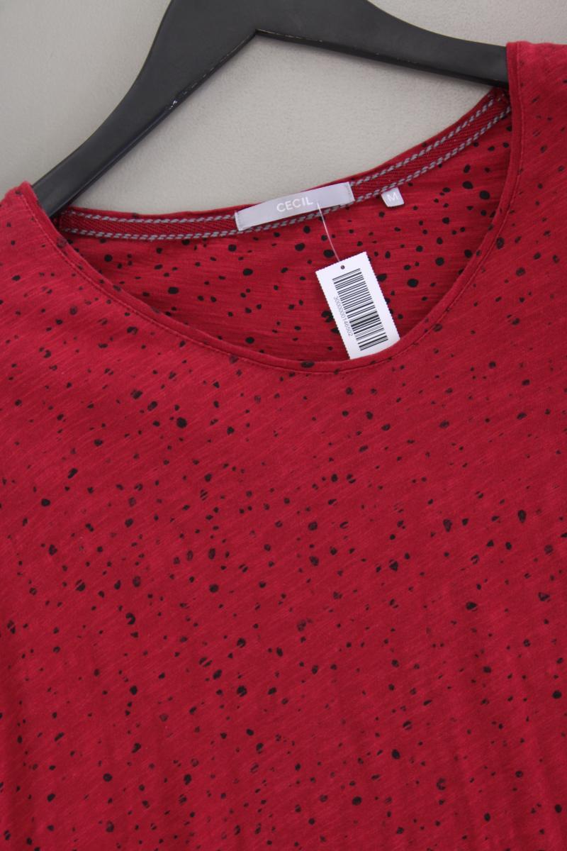 Cecil T-Shirt Gr. M Kurzarm rot