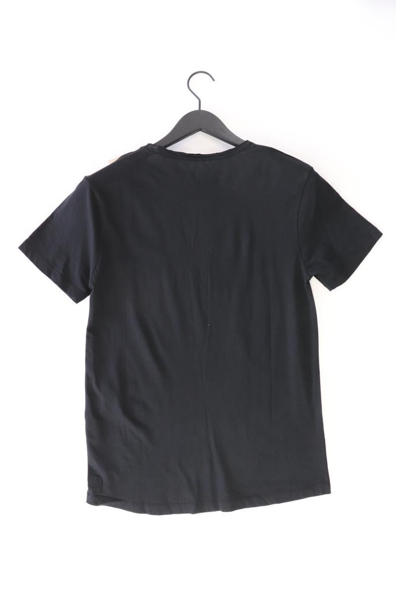 Tom Tailor (Denim) Printshirt für Herren Gr. S neu mit Etikett Kurzarm schwarz