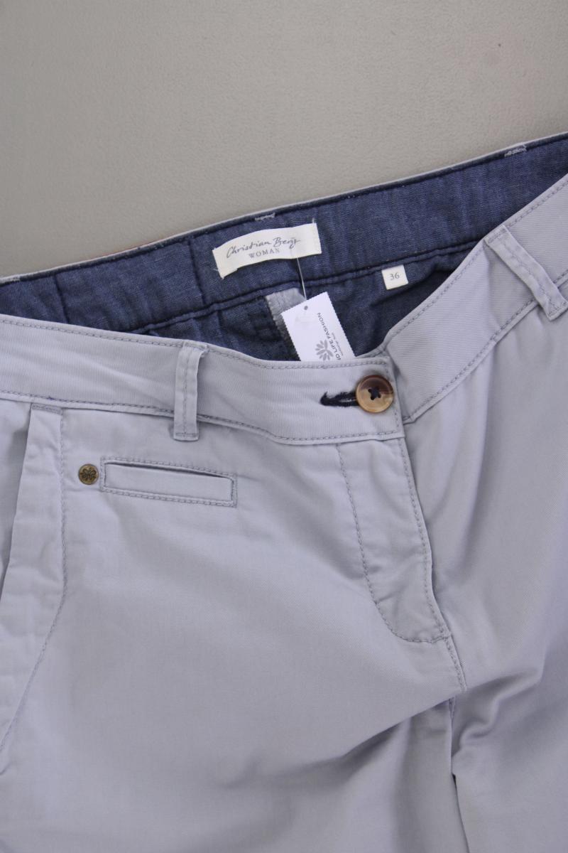 Christian Berg Chinohose Gr. 36 blau