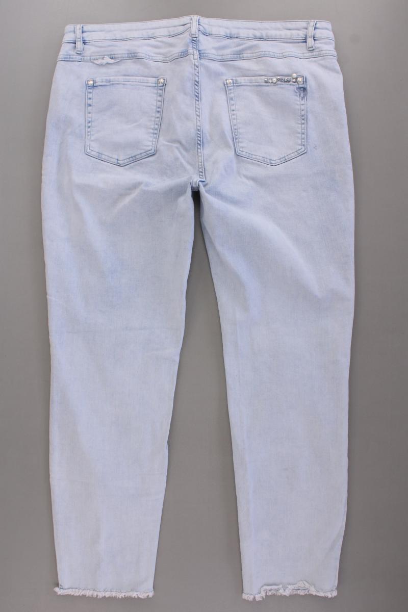 Monari Skinny Jeans Gr. 48 blau
