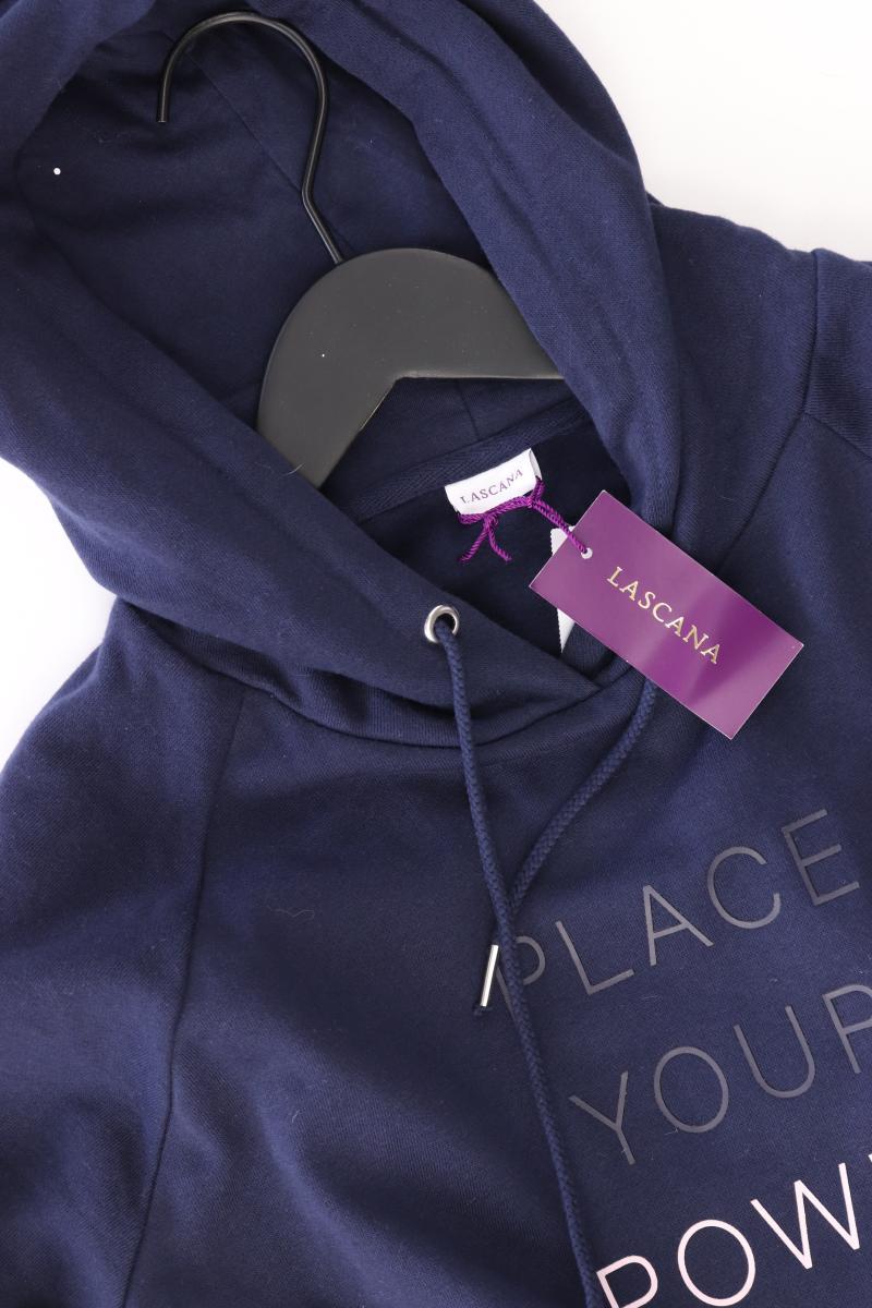 Lascana Hoodie Gr. 36/38 neu mit Etikett blau aus Baumwolle