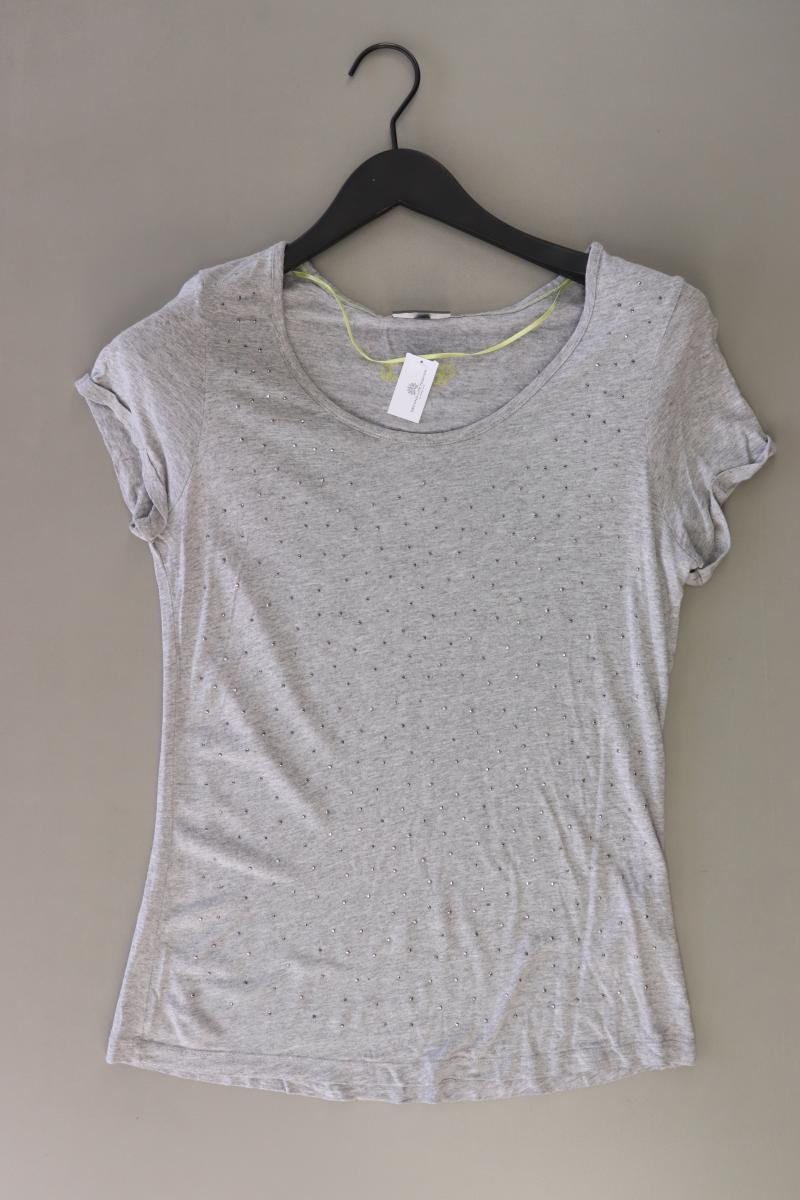 Street One T-Shirt Gr. 36 Kurzarm grau aus Baumwolle