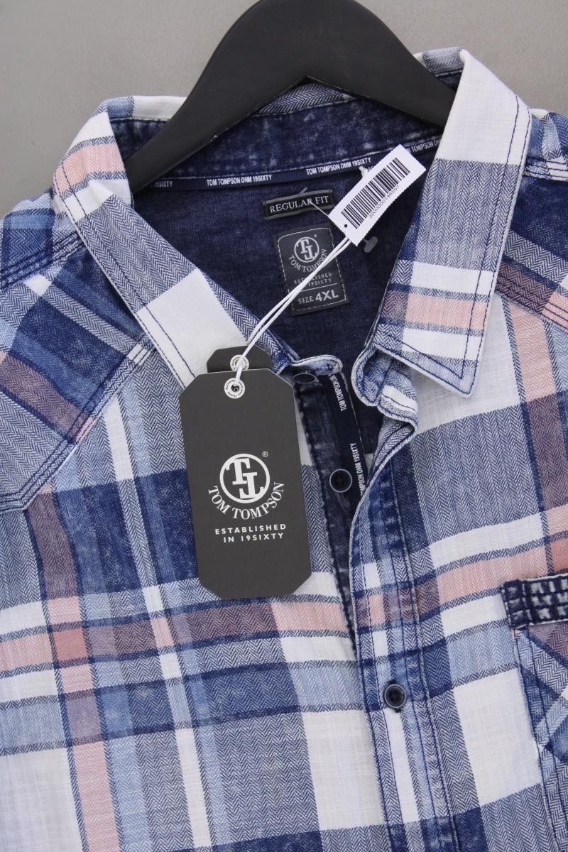 Tom Tompson Hemd Gr. 4XL für Herren Gr. XXXL kariert neu mit Etikett Kurzarm