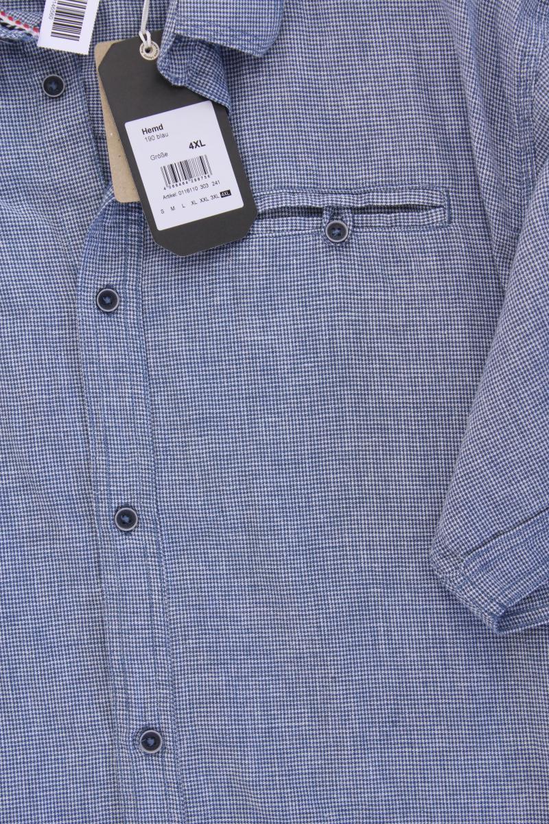 Tom Tompson Hemd Gr. 4XL für Herren Gr. XXXL neu mit Etikett Kurzarm blau