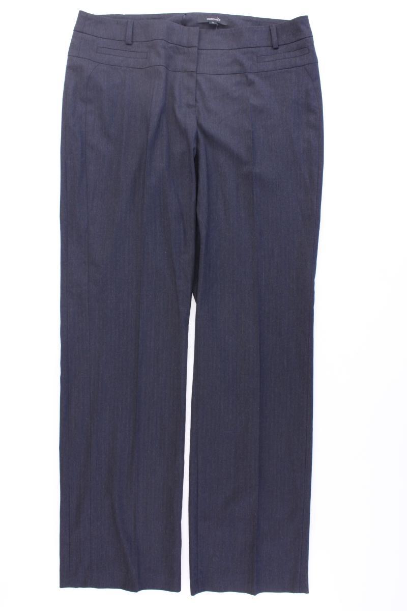 comma, Anzughose Gr. 42 blau aus Polyester