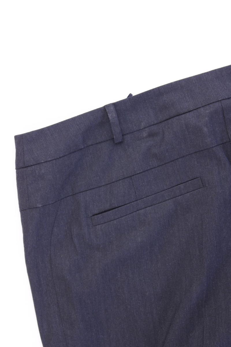 comma, Anzughose Gr. 42 blau aus Polyester
