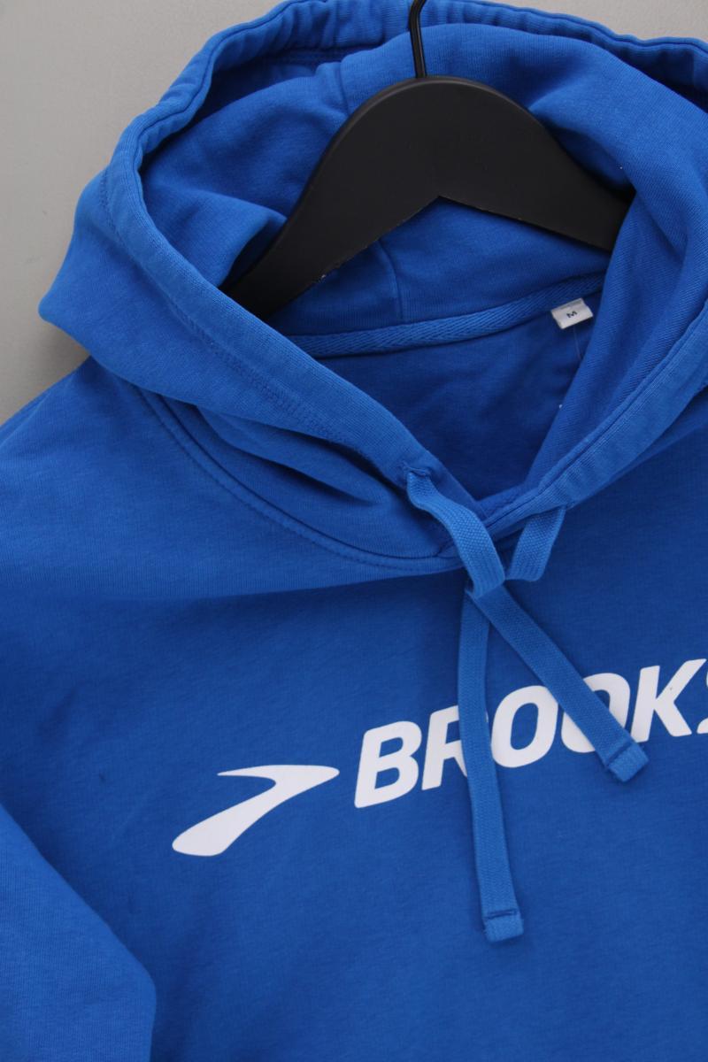 Brooks Hoodie Gr. M blau aus Baumwolle