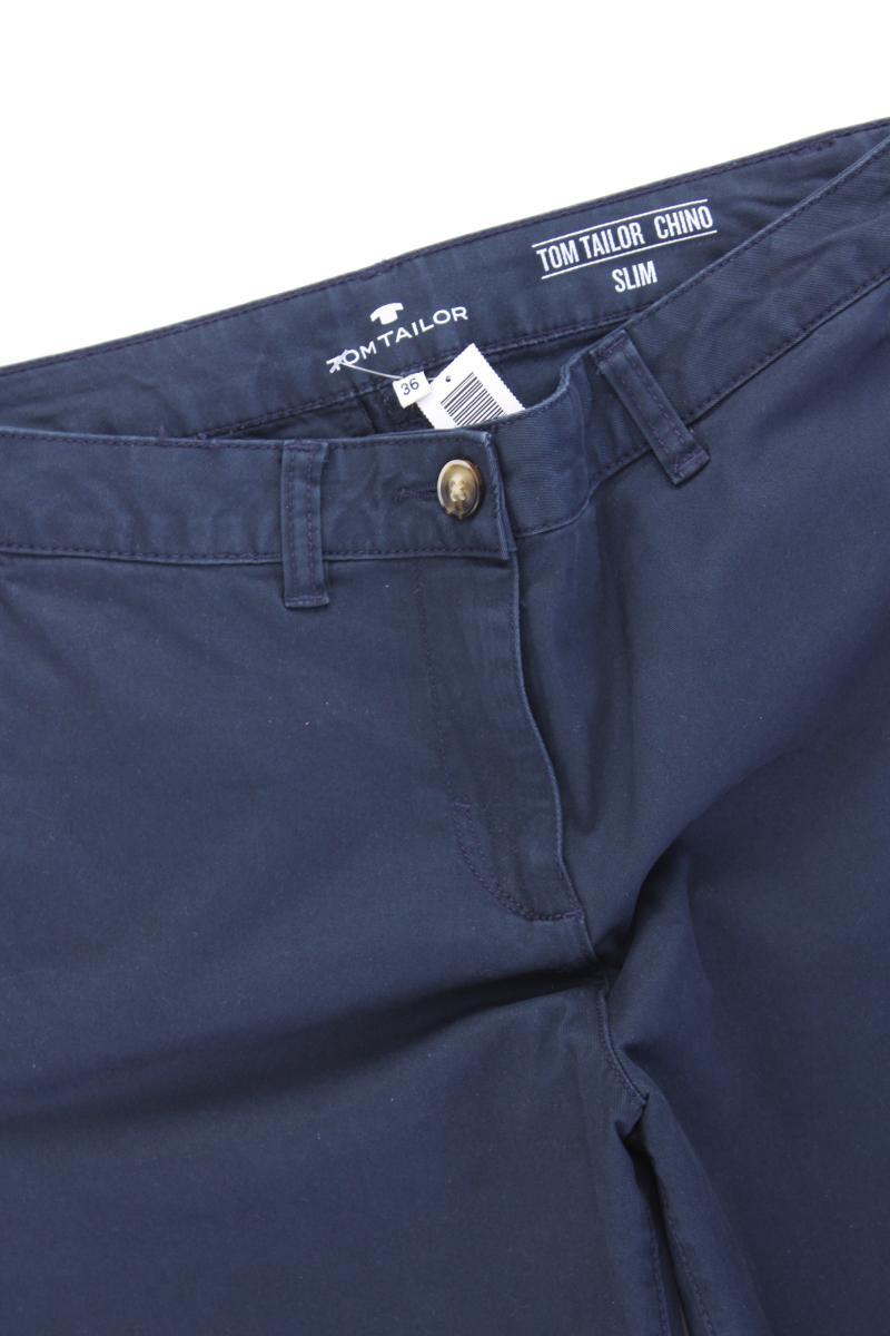 Tom Tailor Chinohose Gr. 36 blau aus Baumwolle