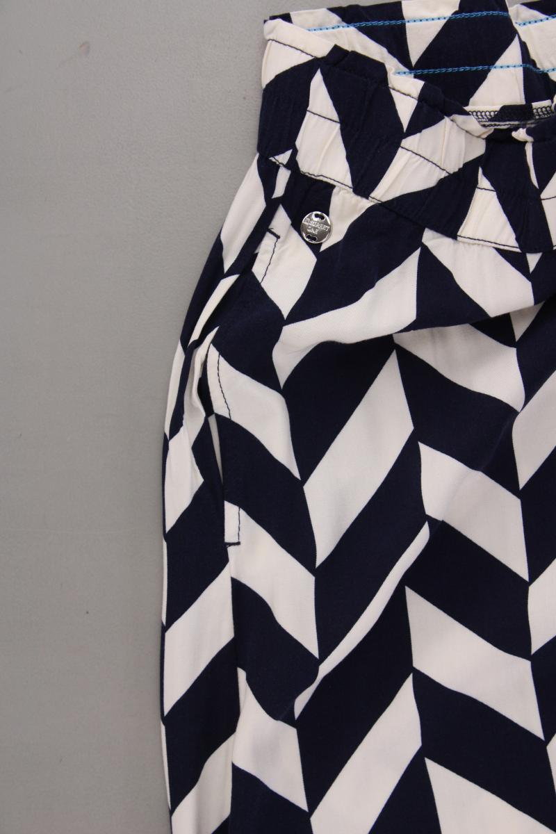 Street One Stretchrock Gr. 48 geometrisches Muster blau