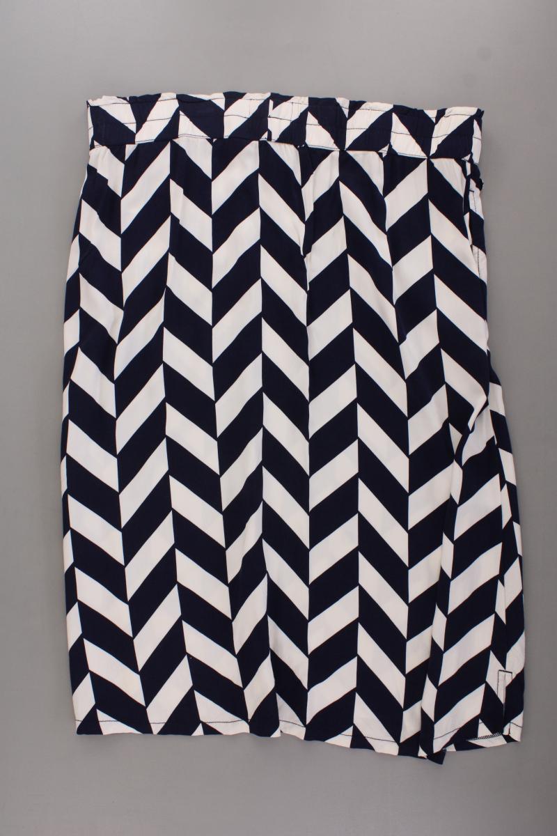 Street One Stretchrock Gr. 48 geometrisches Muster blau