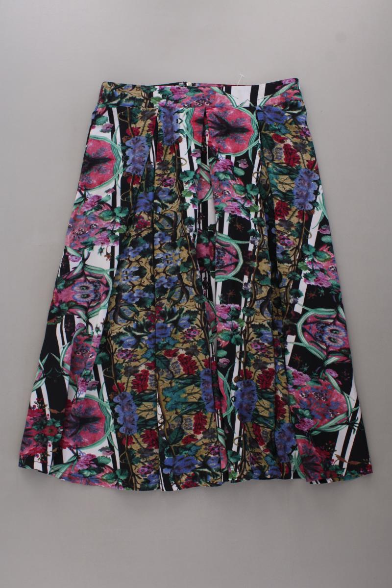 Glamorous Midirock Gr. UK 8 (XS) mit Blumenmuster mehrfarbig aus Polyester