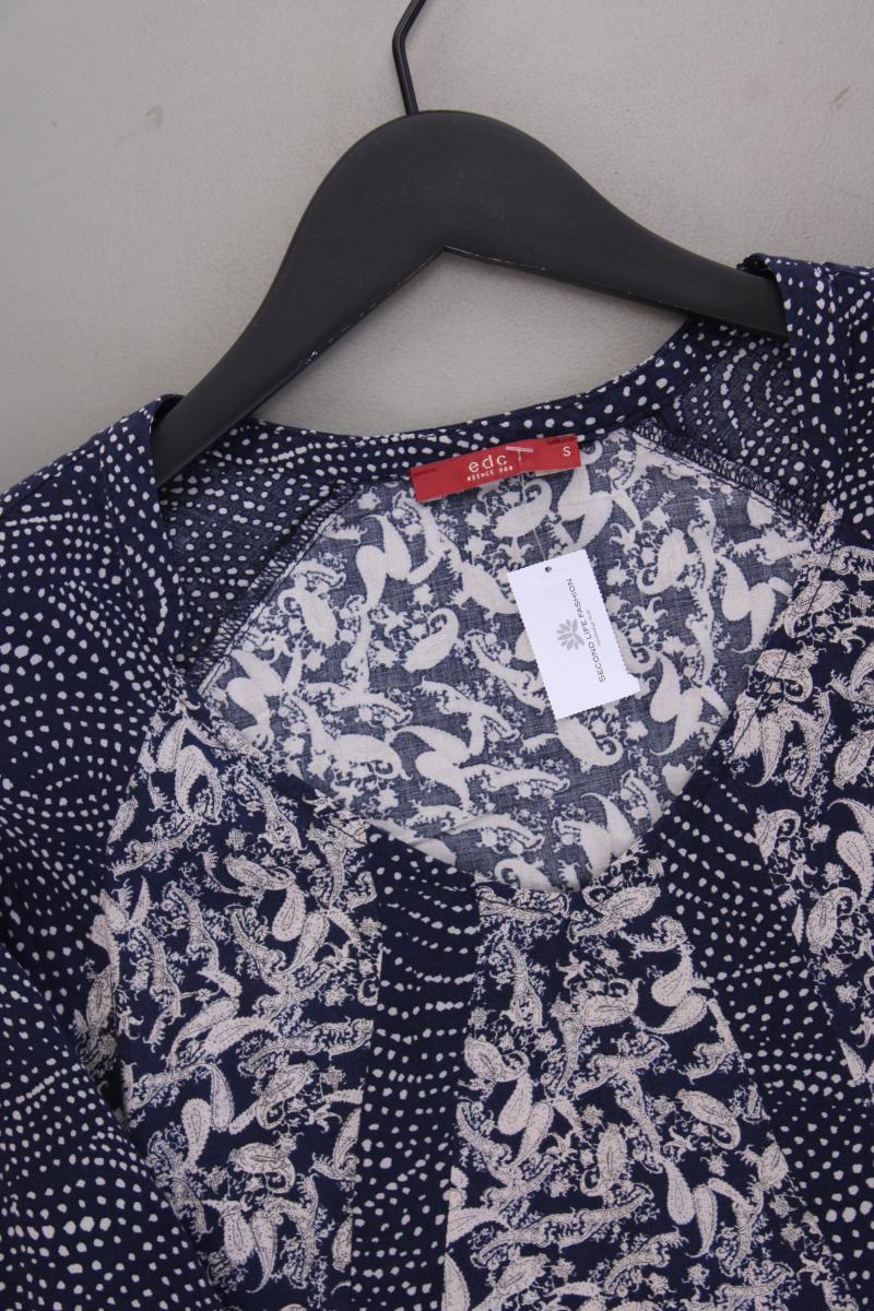 edc by Esprit Langarmbluse Gr. S blau