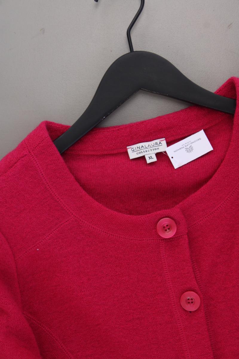 Gina Laura Cardigan aus Wolle Gr. XL Langarm pink