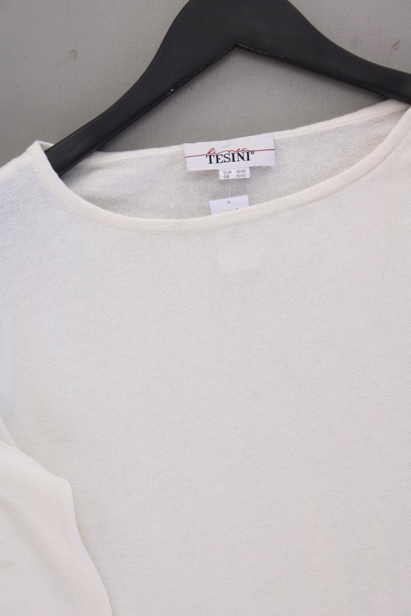 Linea Tesini Feinstrickpullover Gr. 36/38 creme aus Viskose
