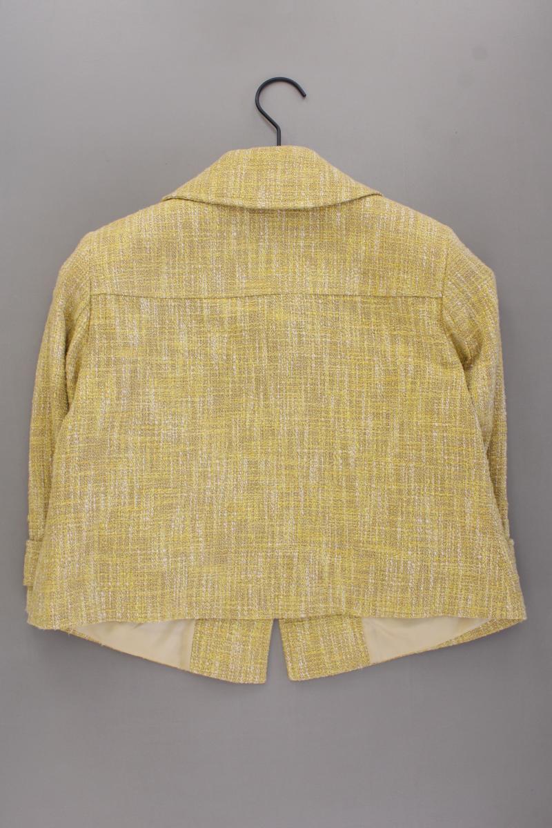 Heine Bouclé Kurzjacke Gr. 36 gelb aus Baumwolle