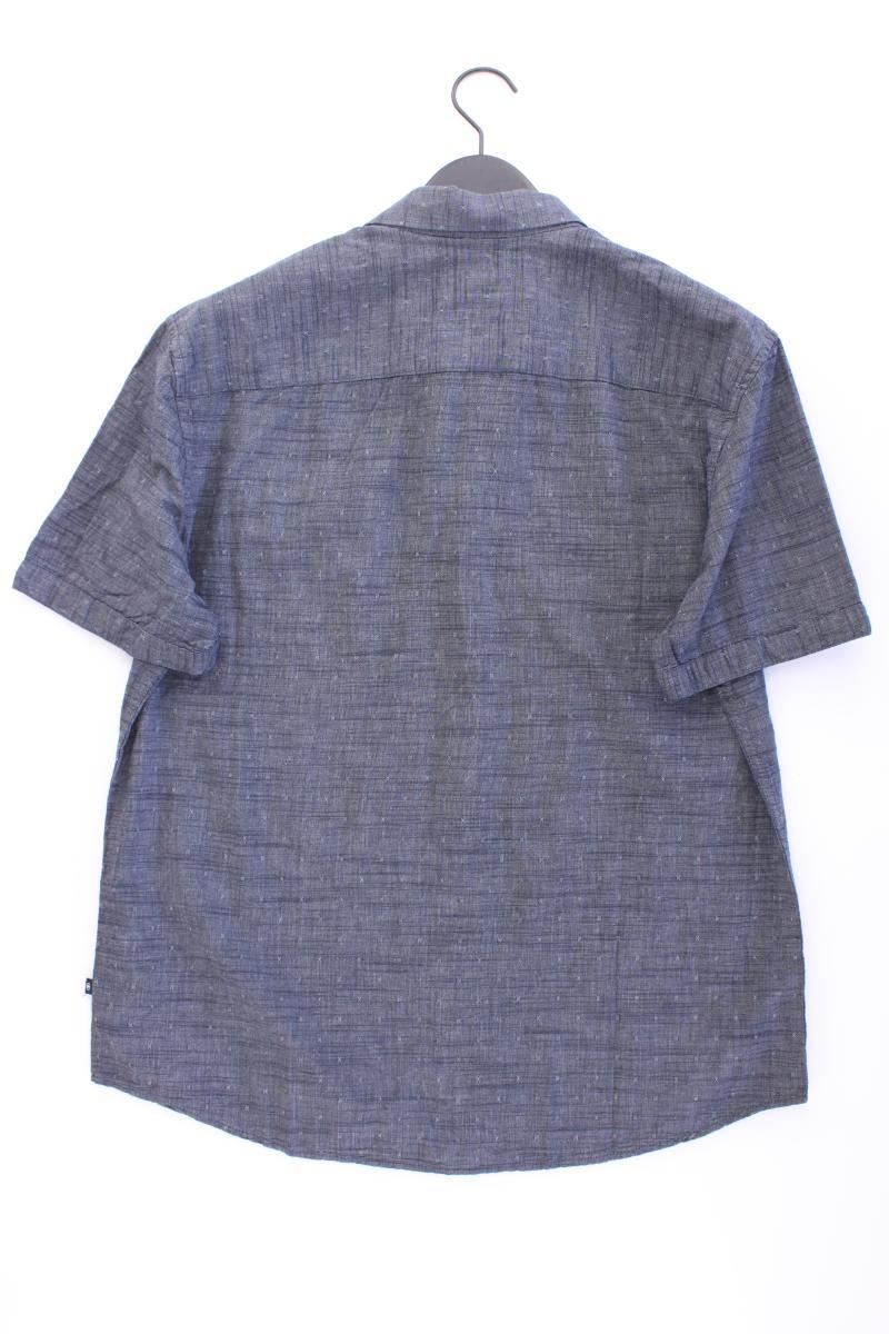Tom Tailor Kurzarmhemd für Herren Gr. XL grau aus Baumwolle