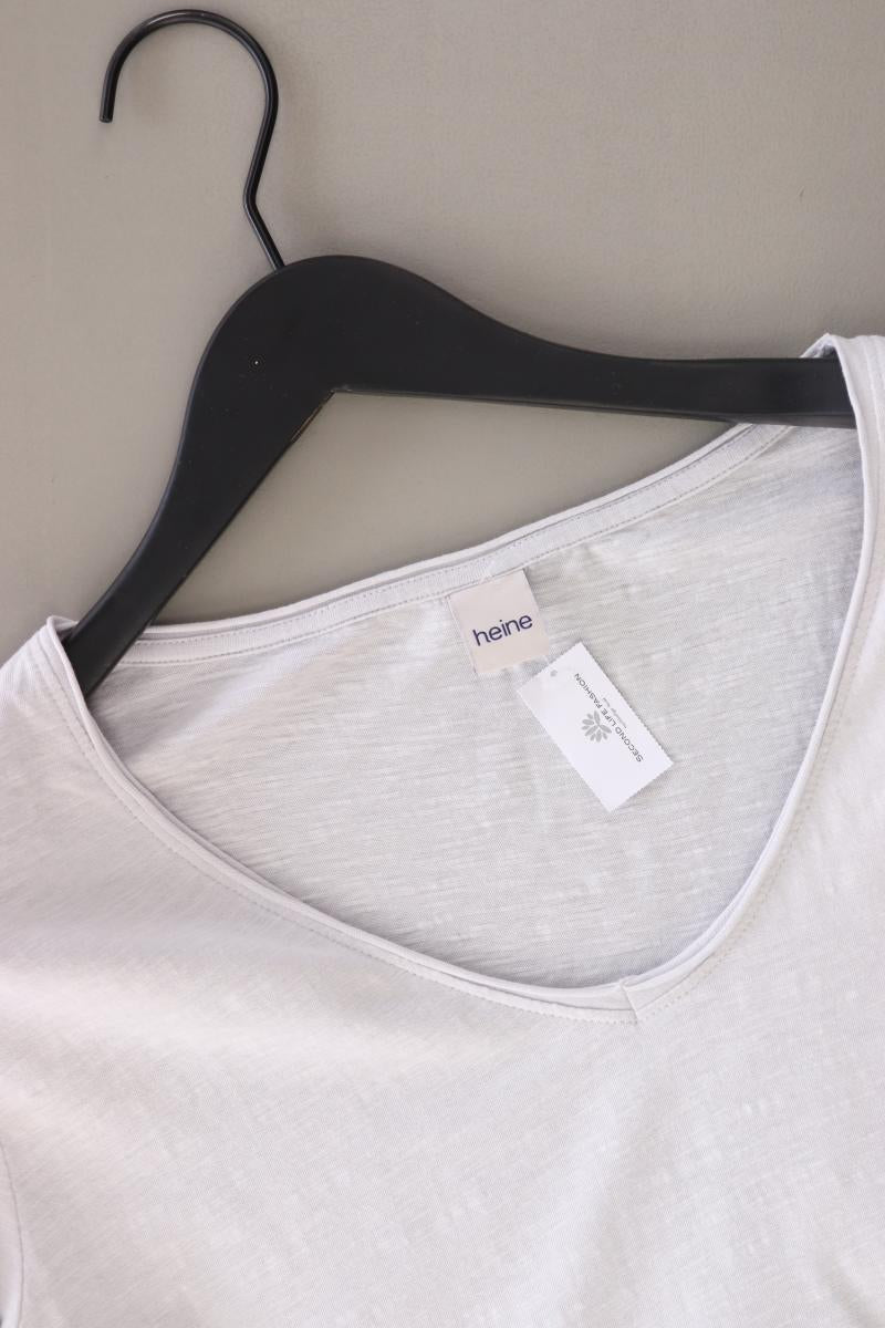 Heine Regular Shirt Gr. 44 3/4 Ärmel grau aus Baumwolle