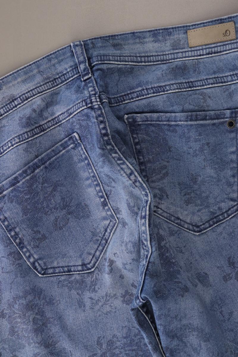 s.Oliver Straight Jeans Gr. 40 blau aus Baumwolle